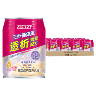SENTOSA 三多 補体康透析營養配方 優質乳清蛋白飲 香草味 24罐, 240ml