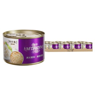 M'DARYN 喵樂 鮪魚燒 貓罐頭 吻仔魚 + 鮪魚 Set 160g, 24罐