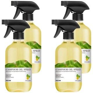 QUNDO 康朵 大容量樟腦油噴霧 500ml, 4個, 1個裝