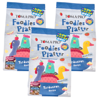 TOMA-PRO 優格 全齡貓 吃貨拼盤高肉量配方, Turducken Recipe, 爐烤火鴨雞佐蘋果, 680g, 3包