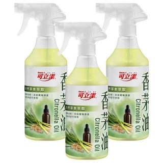 Klean J 可立潔 香茅油, 500ml, 3瓶