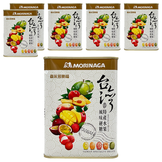 MORINAGA 森永多樂福台灣特產風味硬水果糖, 180g, 6罐