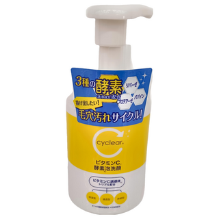 Cyclear 熊野 維他命C 酵素 洗面幕斯, 300ml, 1瓶