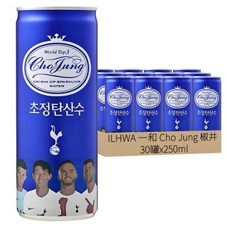 ILHWA 一和 Cho Jung 椒井氣泡水 250ml - 清爽解渴、零卡無糖的健康氣泡飲品, 30罐
