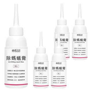 HUKUROU 福來朗 除螞蟻膏 80g 高糖配方 室內螞蟻, 5瓶
