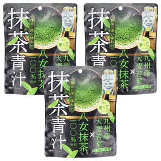 九州 Green Farm 九州產抹茶青汁 日本原裝進口 1袋, 1.5g, 10條, 3袋