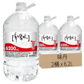 味丹 多喝水 礦泉水, 6.2L, 2桶