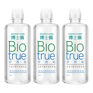 BAUSCH LOMB 博士倫 舒視能 水漾平衡多效保養液, 300ml, 3瓶
