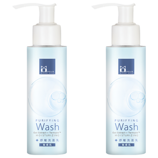 MOMUS 舒敏洗面乳 100ml - 溫和柔細泡沫 洗後不緊繃 敏感肌適用, 2瓶