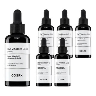 COSRX 13%維他命C精華 20ml - 亮白保濕 改善膚色不均, 6件