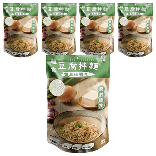 年方十八 輕食豆腐拌麵-蔥油開洋 (即食拌麵、豆腐麵、蔥油拌麵), 5包