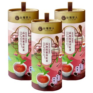 台灣茶人 100% 好茶 高海拔蜜香紅茶, 50g, 2包, 3罐