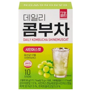 Danongwon 乳酸菌康普茶 麝香葡萄, 1盒, 10包, 5g