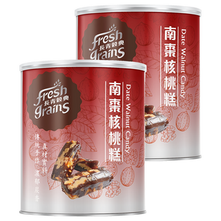 長青穀典 南棗核桃糕, 真材實料, 傳統手作, 濃郁棗香, 年節伴手禮首選, 250g, 2罐