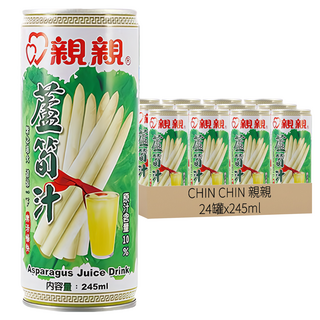 CHIN CHIN 親親 蘆筍汁, 245ml, 24罐