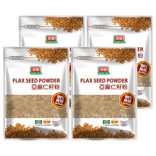 薌匯 亞麻仁籽粉 100%純粉 高鈣高纖高鐵 含Omega-3, 250g, 4包