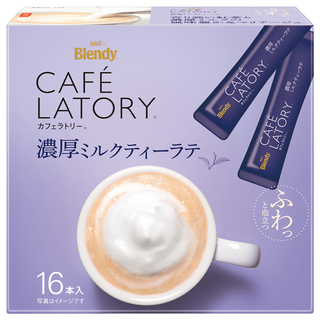 AGF Blendy CAFE LATORY 濃厚拿鐵奶茶, 11g, 16條, 1盒
