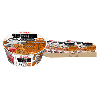 味丹 味味A 炒泡麵 爆香三杯風味 112g, 8入