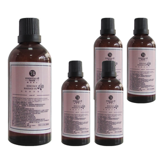 ESSENTIAL OIL BANK 精油銀行 玫瑰臉部按摩精油 100ml, 5瓶