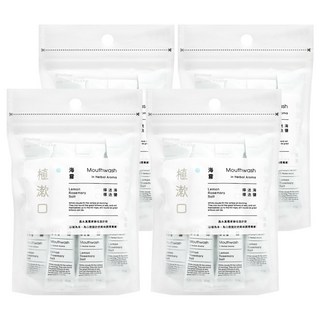 Shallop 刷樂 植漱口隨身包 海霧 10條入, 120ml, 4袋