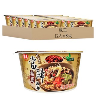 味王 巧食齋 當歸藥膳湯麵 全素 85g, 12入