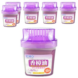 EMO 香樟油 驅除蟑螂 淨化空氣, 樟腦香, 150g, 6個
