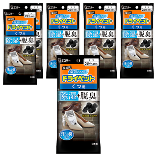 ST 雞仔牌 Drypet 備長炭吸濕小包, 鞋用除濕脫臭, 一盒4入, 84g, 6包