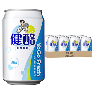 金車 健酪 乳酸飲料 原味, 320ml, 24罐
