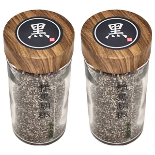 粗黑胡椒 100%黑胡椒, 50g, 2瓶