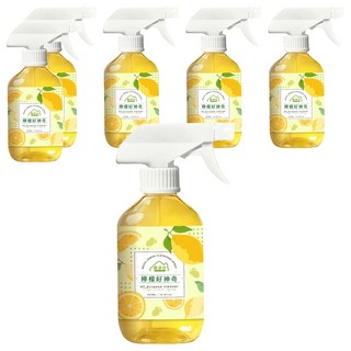優淨坊 檸檬好神奇萬用清潔劑, 6個, 500ml