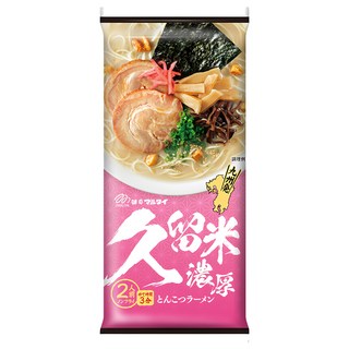 MARUTAI 丸太 久留米濃厚豚骨風味拉麵 2人份 194g, 1個