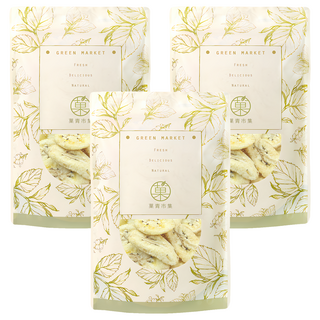 GreenMarket 菓青市集 香蕉脆片/水果脆片/餅乾, 3包, 150g