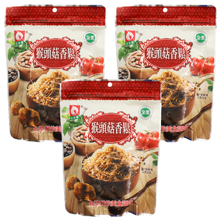 台塑餐飲 猴頭菇香鬆，料理搭配皆合適，素食族必備, 165g, 3包