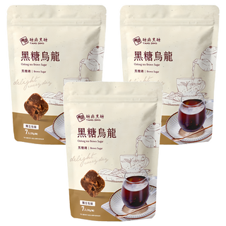 糖鼎 黑糖烏龍 Oolong tea Brown Sugar 黑糖磚 獨立包裝, 3袋, 30g