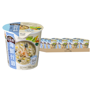 金車高頓粥海鮮什榖輕食粥, 38g, 12入