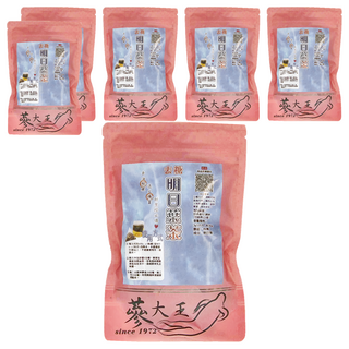 夢大王 去糖明日葉茶包, 檢驗良品茶包，日本進口PET網紗, 3g, 10包, 6袋