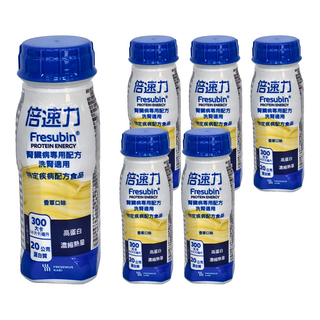 Fresubin 費森尤斯卡比 腎臟病專用 香草口味 配方食品, 200ml, 6罐