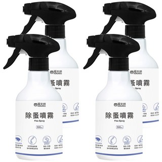 HUKUROU 福來朗 除蚤噴霧, 500ml, 4瓶