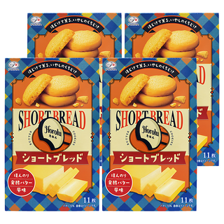 FUJIYA 不二家 異國烘焙餅 英式奶油酥餅 88g x 4盒