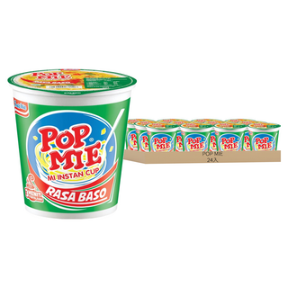 POP MIE 牛肉丸杯麵, 24入