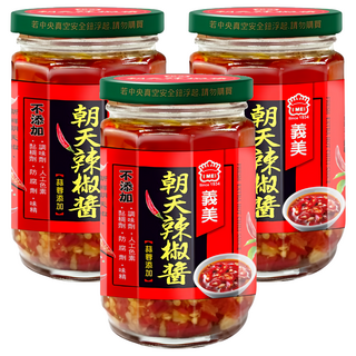 義美 朝天辣椒醬, 230g, 3罐