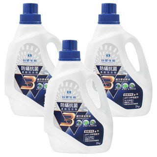 台塑生醫 BioLead 防蹣抗菌濃縮洗衣精, 2kg, 3桶