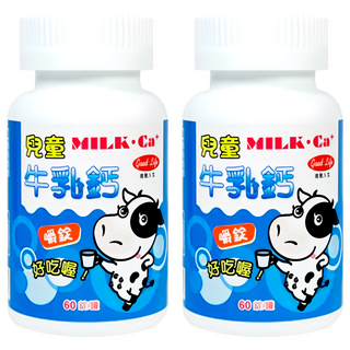 good Life 得意人生 兒童牛奶鈣嚼錠, 60顆, 2瓶
