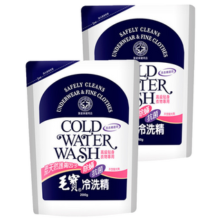毛寶 除螨抗菌冷洗精 補充包 深層潔淨 溫和配方 高級貼身衣物專用, 2kg, 2包