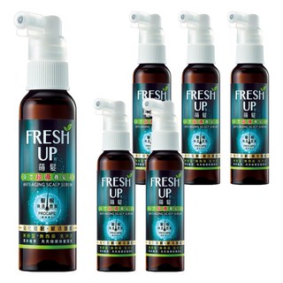 萌髮 FRESH UP 草本超導養髮液, 強健髮根 賦活頭皮 導入精華 充分吸收, 50g, 6盒