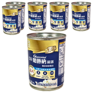 亞培 葡勝納 嚴選 糖尿病營養品 香草口味, 250ml, 6罐