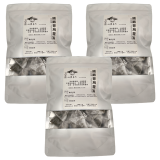 小農手作 鐵觀音烏龍茶三角立體茶包, 3g, 25包, 3袋, 75包