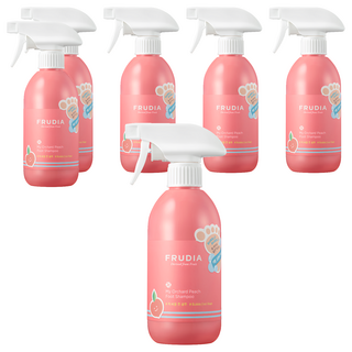 FRUDIA 舉足清香桃氣洗腳泡泡 不沾手設計 深層清潔 去除腳臭 蜜桃香氛, 390ml, 6瓶