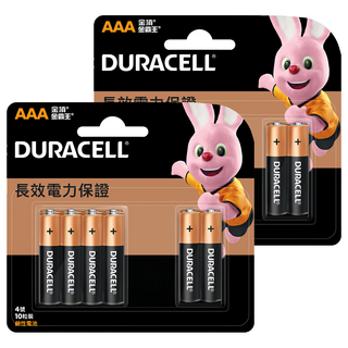 DURACELL 金頂 4號AAA電池, 10個裝, 長效電力保證, 2組