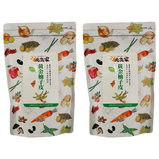 元氣家 黃金柚子皮 嚴選優質 低溫乾燥技術製成, 200g, 2包